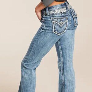 Miss Me Low Rise Boot Stretch Jean